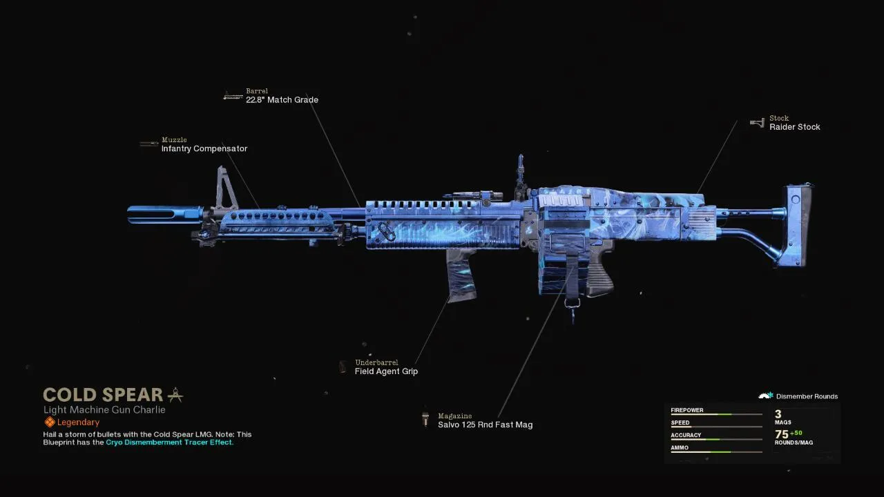 Cold Spear - COD Warzone and Black Ops Cold War Weapon Blueprint | Call of Duty