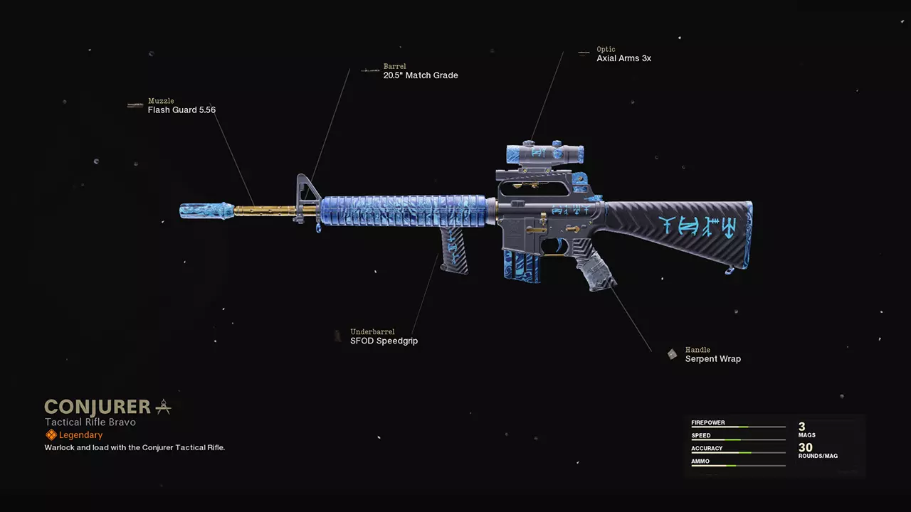 Conjurer - COD Warzone and Black Ops Cold War Weapon Blueprint | Call of Duty