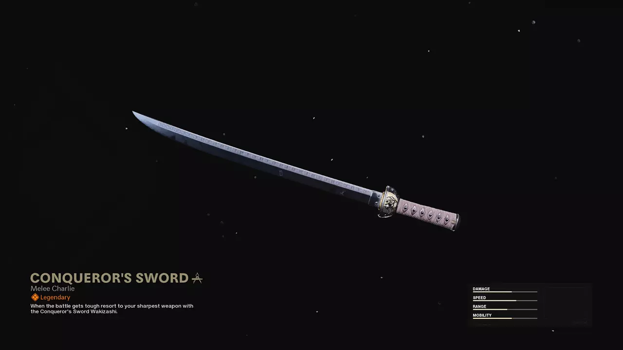 Conqueror's Sword - COD Warzone and Black Ops Cold War Weapon Blueprint | Call of Duty