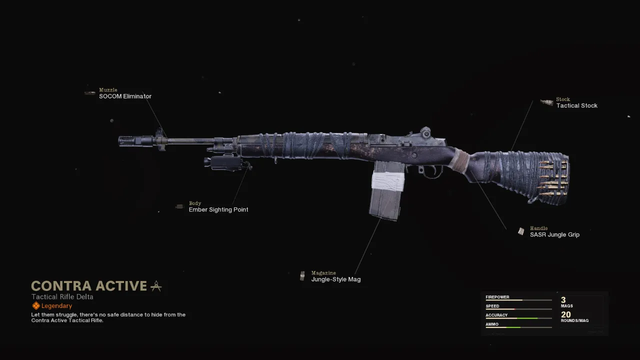 Contra Active - COD Warzone and Black Ops Cold War Weapon Blueprint | Call of Duty Contra Active - COD Warzone and Black Ops Cold War Weapon Blueprint | Call of Duty