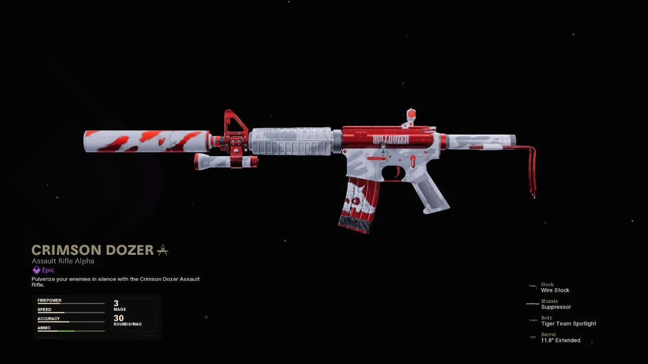 Crimson Dozer - COD Warzone and Black Ops Cold War Weapon Blueprint | Call of Duty Crimson Dozer - COD Warzone and Black Ops Cold War Weapon Blueprint | Call of Duty