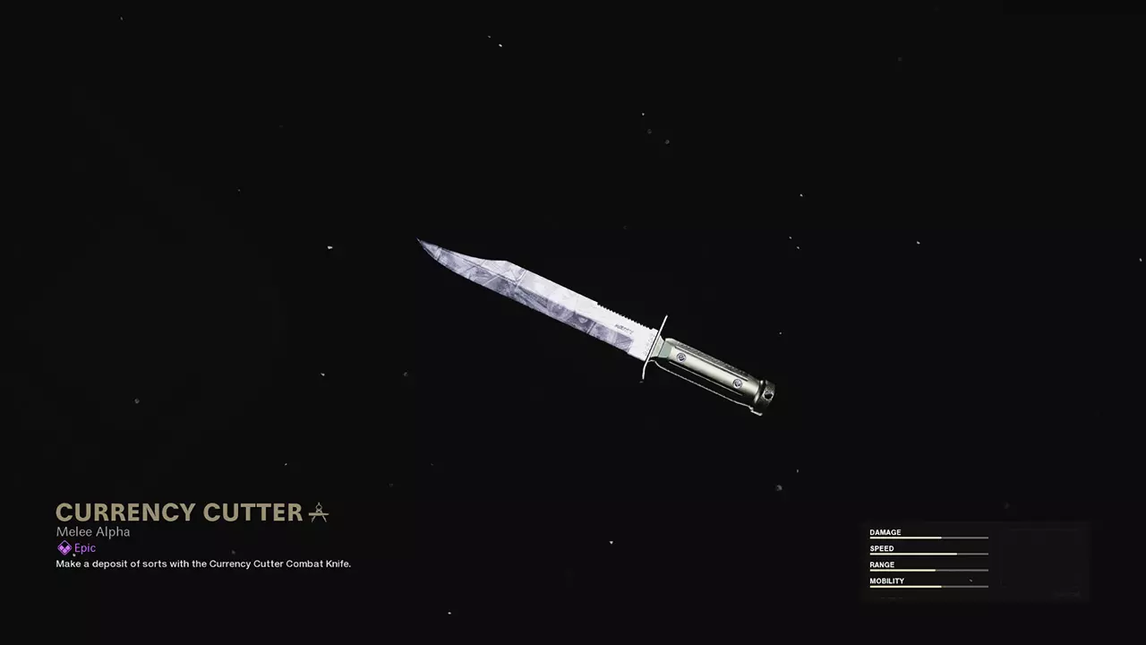 Currency Cutter - COD Warzone and Black Ops Cold War Weapon Blueprint | Call of Duty