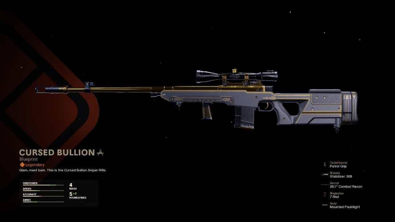 Cursed Bullioon - COD Warzone and Black Ops Cold War Weapon Blueprint | Call of Duty Cursed Bullioon - COD Warzone and Black Ops Cold War Weapon Blueprint | Call of Duty