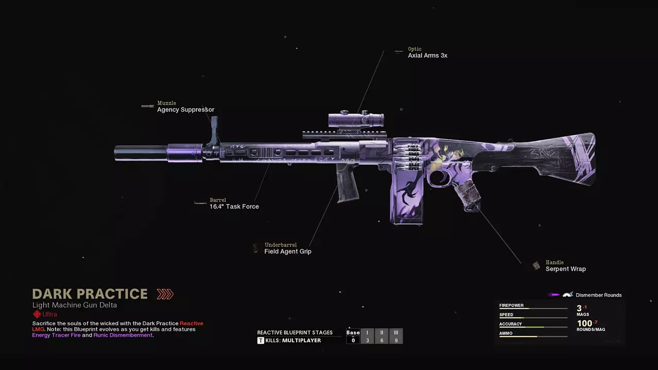 Dark Practice - COD Warzone and Black Ops Cold War Weapon Blueprint | Call of Duty Dark Practice - COD Warzone and Black Ops Cold War Weapon Blueprint | Call of Duty