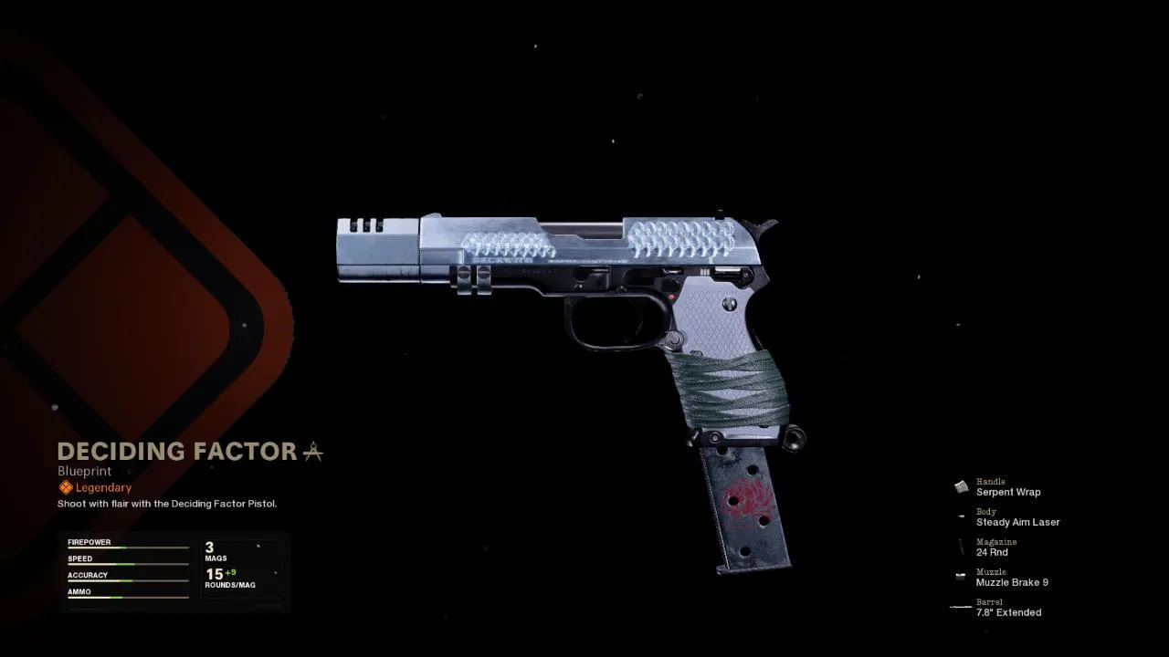 Deciding Factor - COD Warzone and Black Ops Cold War Weapon Blueprint | Call of Duty Deciding Factor - COD Warzone and Black Ops Cold War Weapon Blueprint | Call of Duty