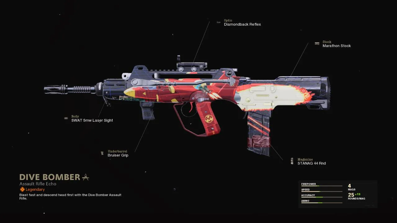 Dive Bomber - COD Warzone and Black Ops Cold War Weapon Blueprint | Call of Duty Dive Bomber - COD Warzone and Black Ops Cold War Weapon Blueprint | Call of Duty