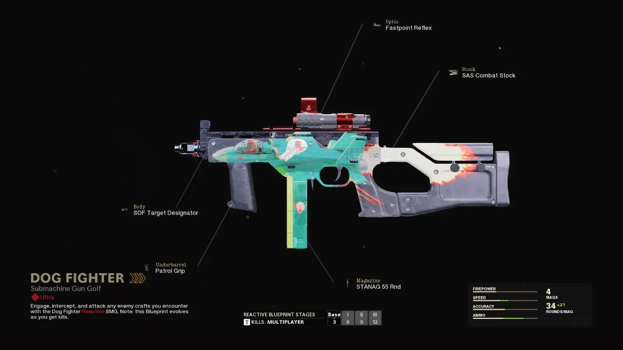 Dog Fighter - COD Warzone and Black Ops Cold War Weapon Blueprint | Call of Duty Dog Fighter - COD Warzone and Black Ops Cold War Weapon Blueprint | Call of Duty