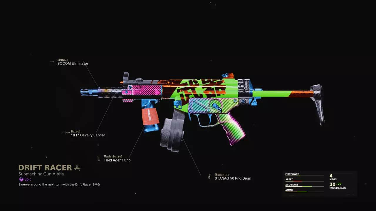 Drift Racer - COD Warzone and Black Ops Cold War Weapon Blueprint | Call of Duty Drift Racer - COD Warzone and Black Ops Cold War Weapon Blueprint | Call of Duty