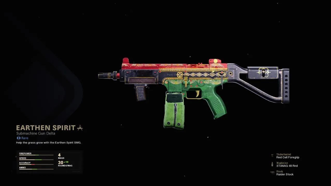 Earthen Spirit - COD Warzone and Black Ops Cold War Weapon Blueprint | Call of Duty