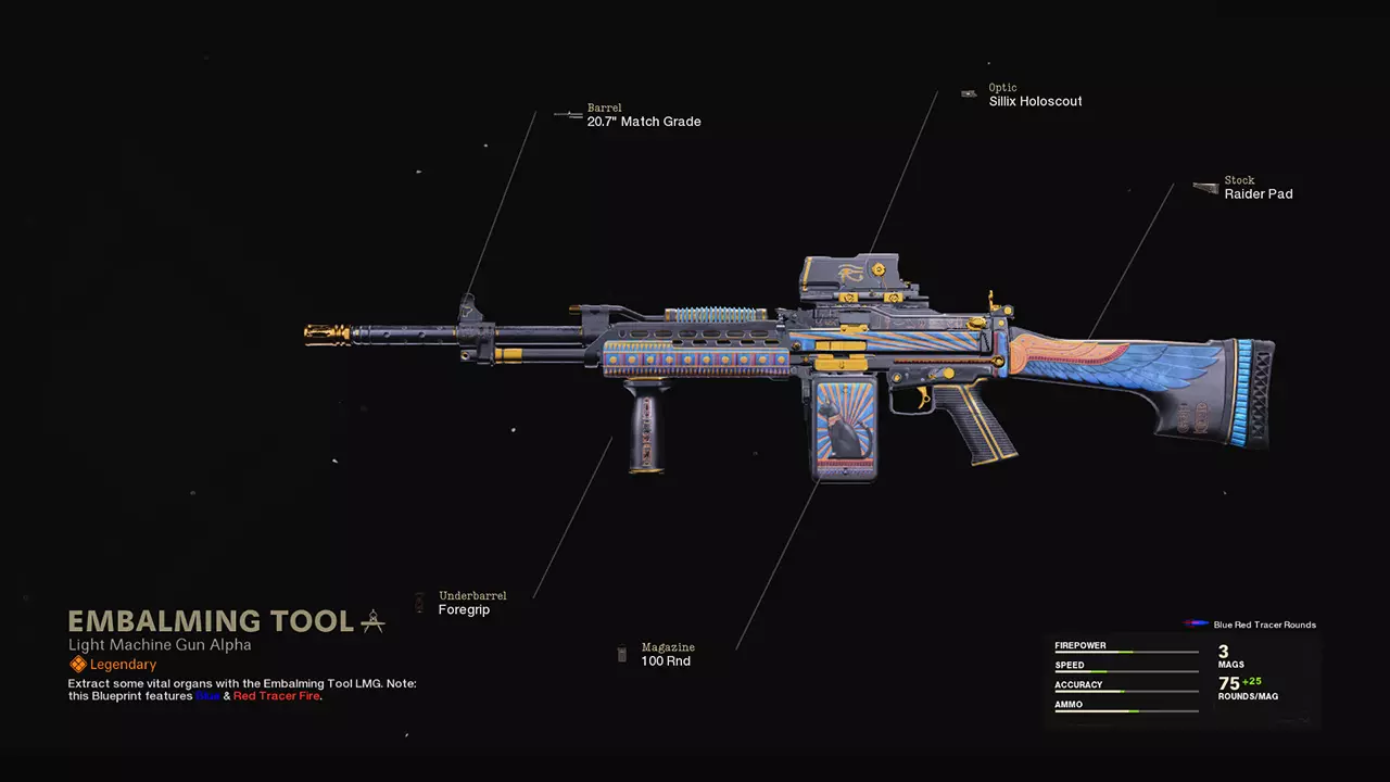 Embalming Tool - COD Warzone and Black Ops Cold War Weapon Blueprint | Call of Duty