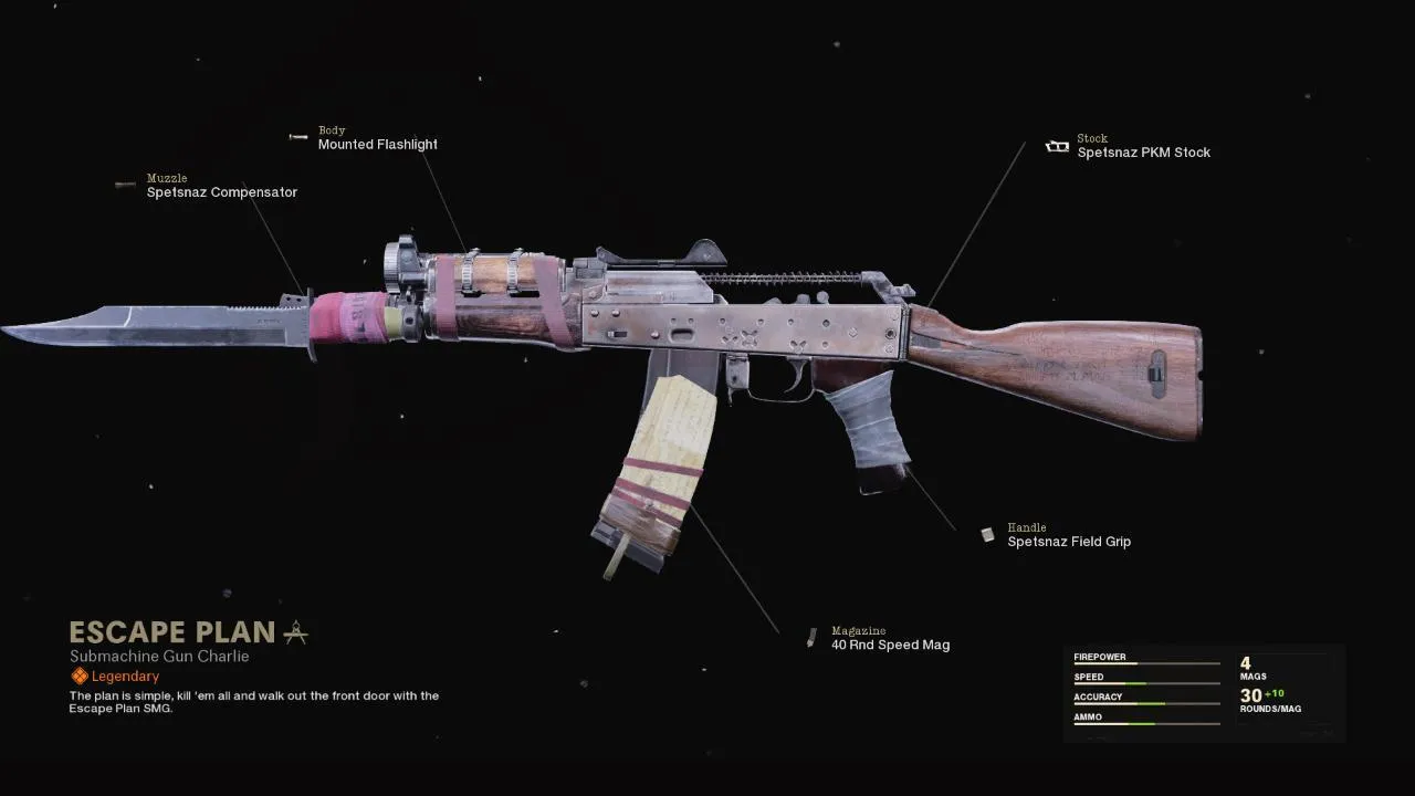 Escape Plan - COD Warzone and Black Ops Cold War Weapon Blueprint | Call of Duty Escape Plan - COD Warzone and Black Ops Cold War Weapon Blueprint | Call of Duty