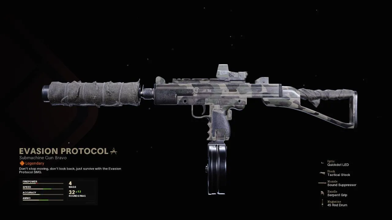 Evasion Protocol - COD Warzone and Black Ops Cold War Weapon Blueprint | Call of Duty Evasion Protocol - COD Warzone and Black Ops Cold War Weapon Blueprint | Call of Duty