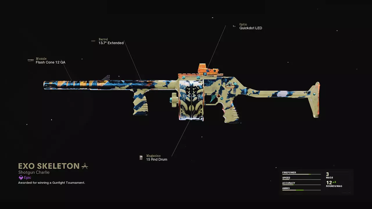 Exo Skeleton - COD Warzone and Black Ops Cold War Weapon Blueprint | Call of Duty