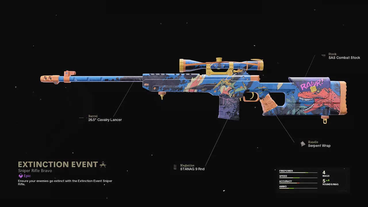 Extinction Event - COD Warzone and Black Ops Cold War Weapon Blueprint | Call of Duty Extinction Event - COD Warzone and Black Ops Cold War Weapon Blueprint | Call of Duty