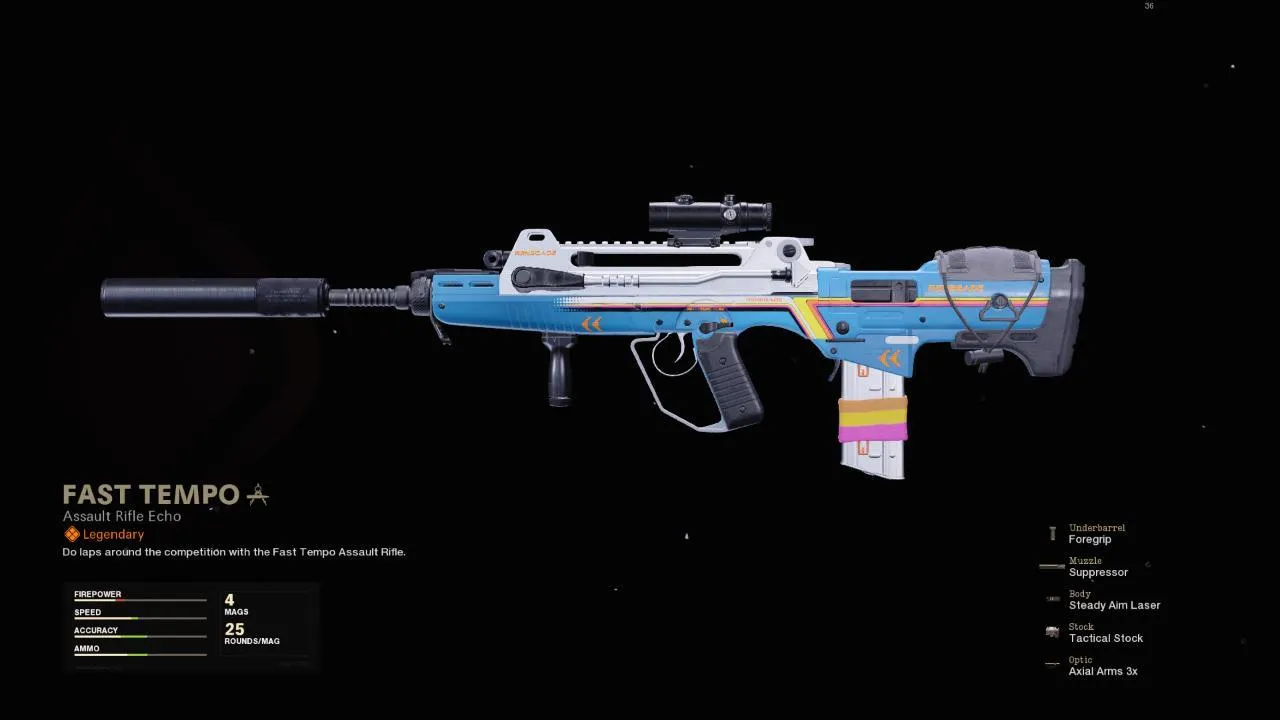 Fast Tempo - COD Warzone and Black Ops Cold War Weapon Blueprint | Call of Duty Fast Tempo - COD Warzone and Black Ops Cold War Weapon Blueprint | Call of Duty