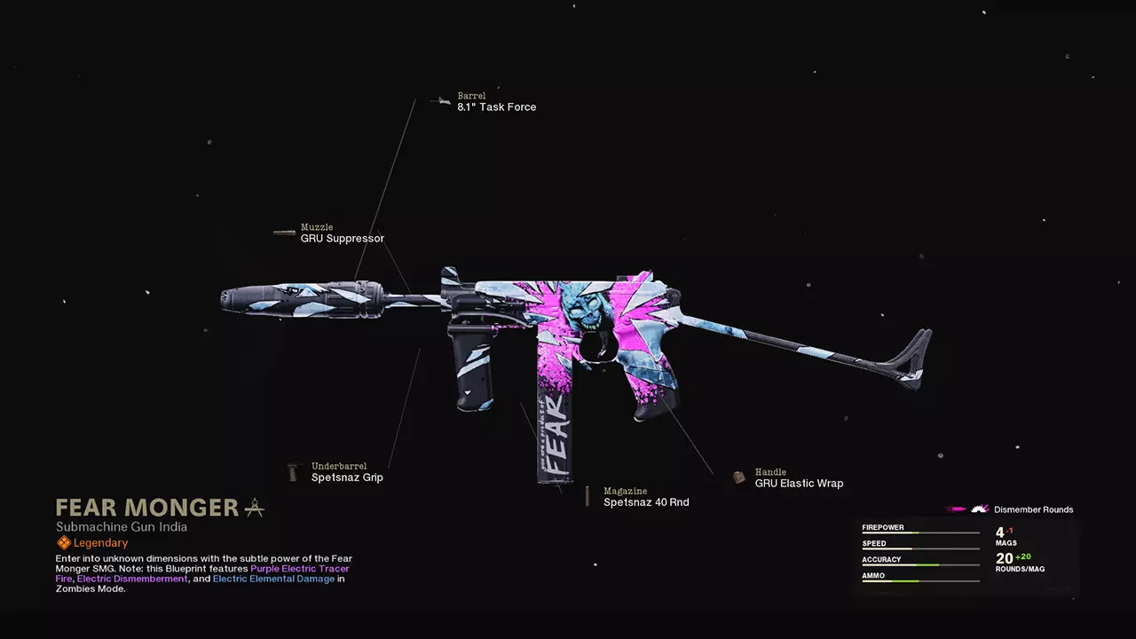 Fear Monger - COD Warzone and Black Ops Cold War Weapon Blueprint | Call of Duty Fear Monger - COD Warzone and Black Ops Cold War Weapon Blueprint | Call of Duty