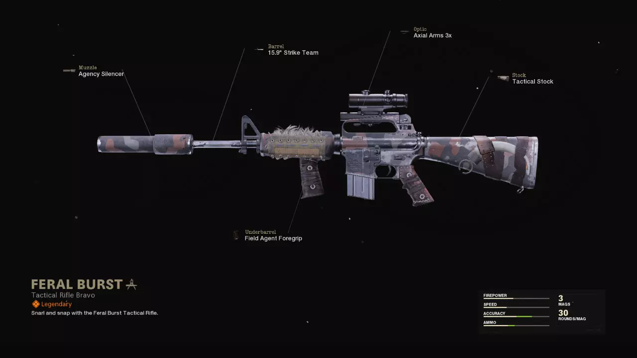 Feral Burst - COD Warzone and Black Ops Cold War Weapon Blueprint | Call of Duty Feral Burst - COD Warzone and Black Ops Cold War Weapon Blueprint | Call of Duty