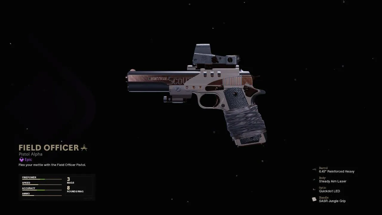 Field Officer - COD Warzone and Black Ops Cold War Weapon Blueprint | Call of Duty