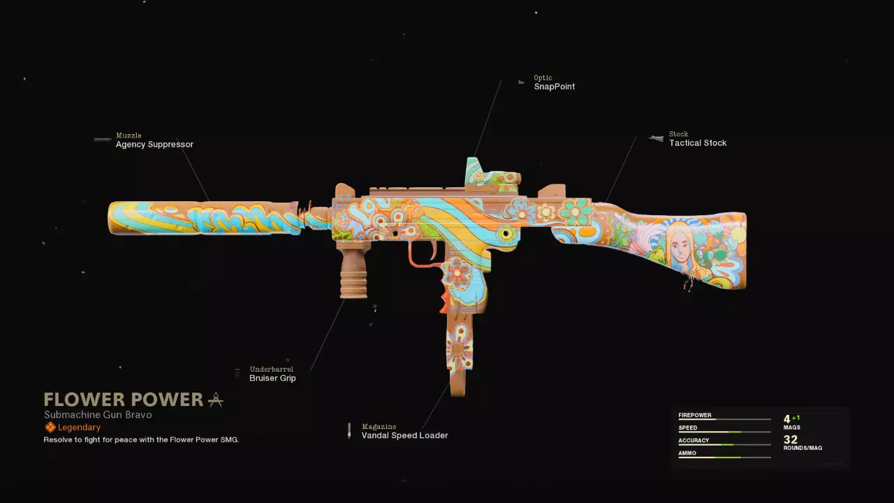 Flower Power - COD Warzone and Black Ops Cold War Weapon Blueprint | Call of Duty Flower Power - COD Warzone and Black Ops Cold War Weapon Blueprint | Call of Duty