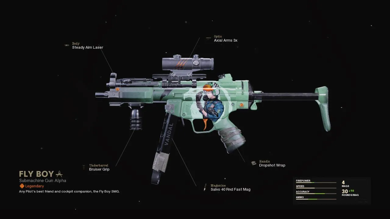Fly Boy - COD Warzone and Black Ops Cold War Weapon Blueprint | Call of Duty Fly Boy - COD Warzone and Black Ops Cold War Weapon Blueprint | Call of Duty