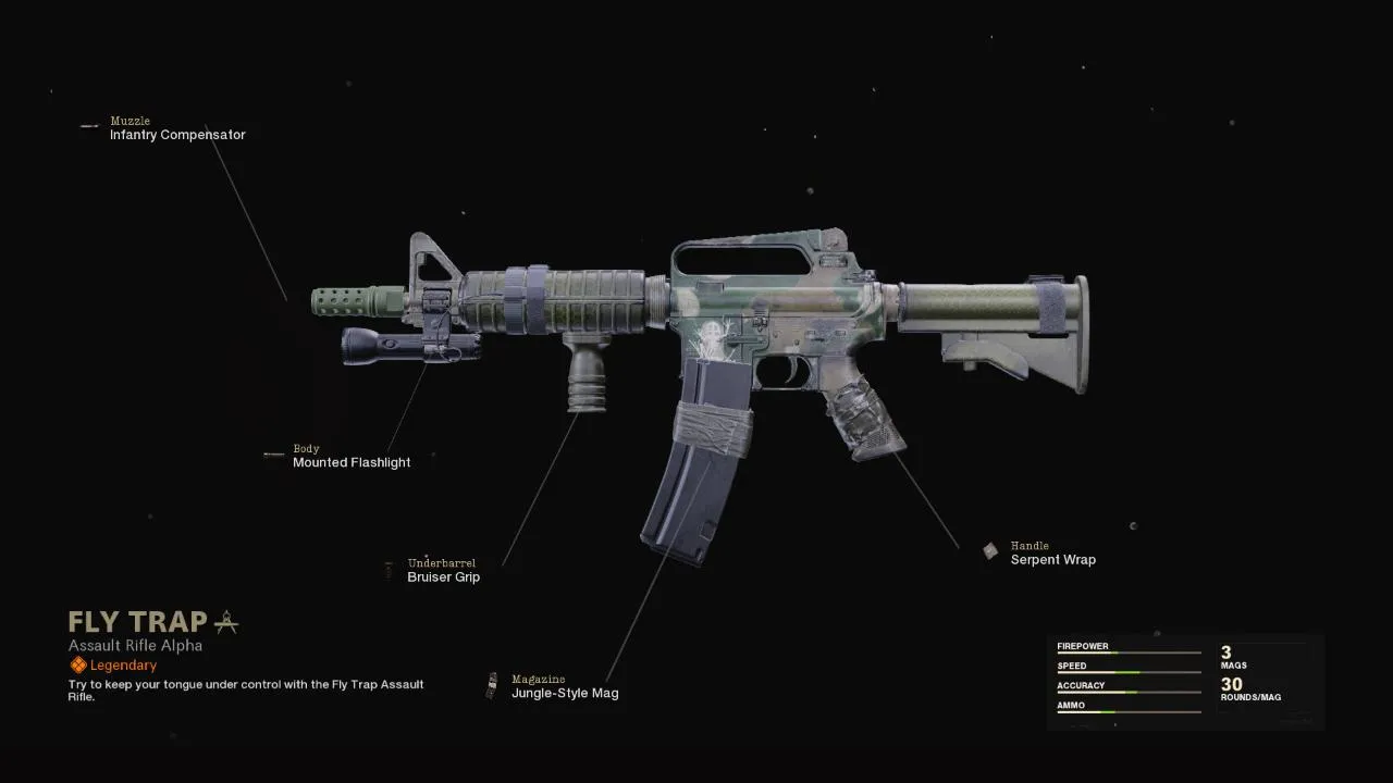 Fly Trap - COD Warzone and Black Ops Cold War Weapon Blueprint | Call of Duty Fly Trap - COD Warzone and Black Ops Cold War Weapon Blueprint | Call of Duty