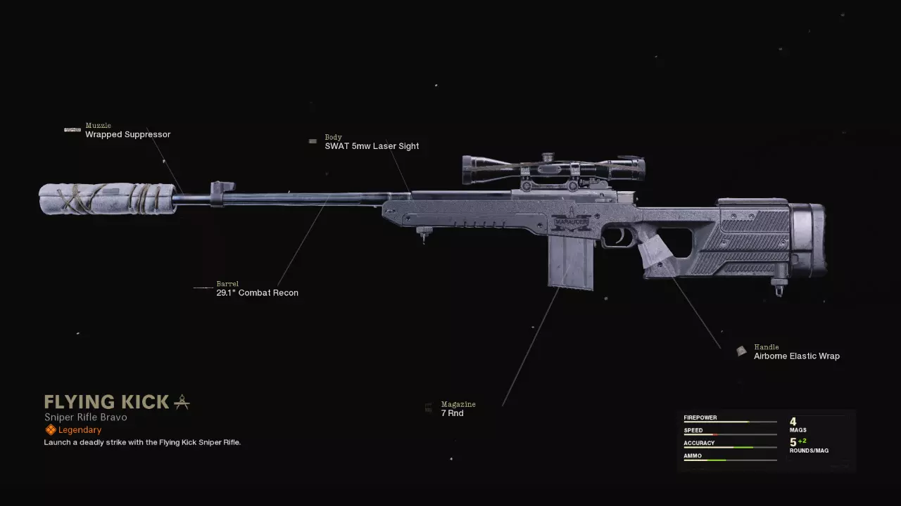 Flying Kick - COD Warzone and Black Ops Cold War Weapon Blueprint | Call of Duty
