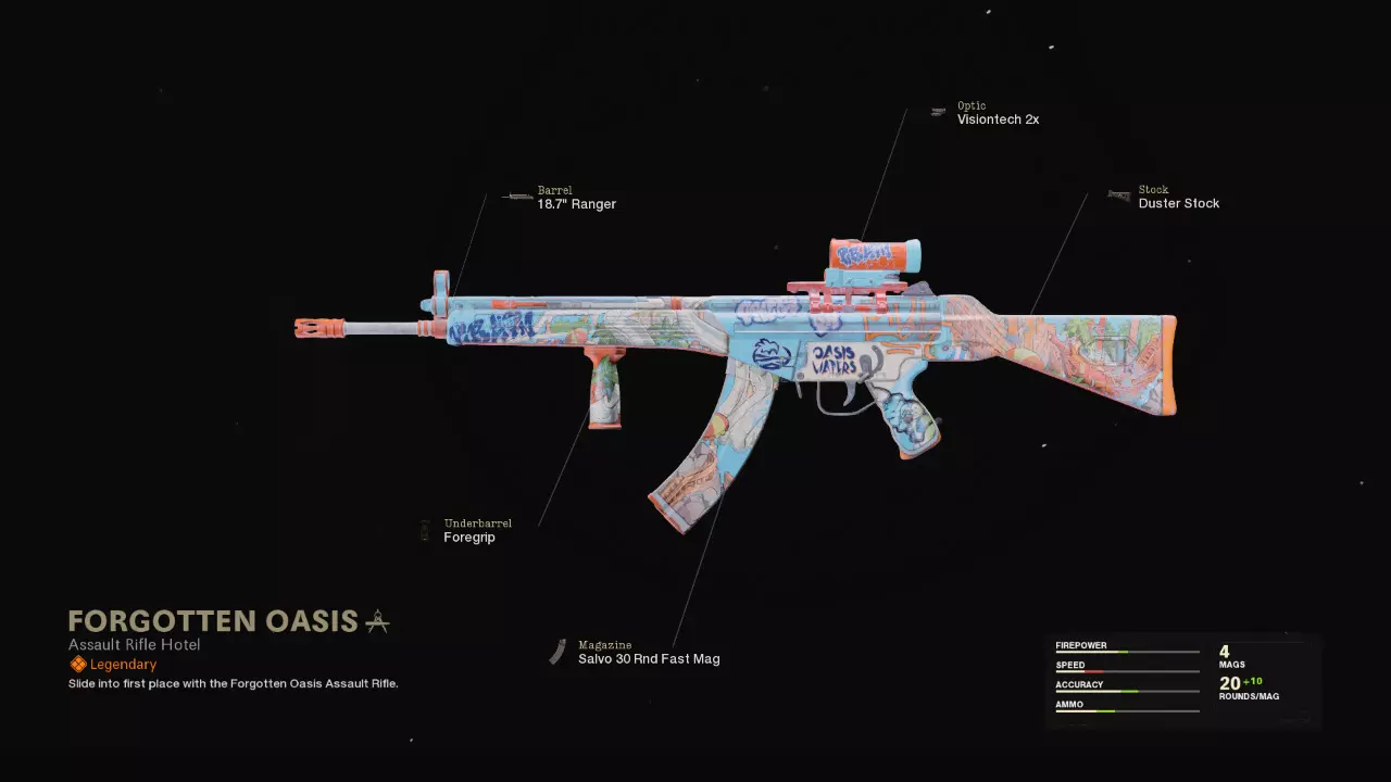 Forgotten Oasis - COD Warzone and Black Ops Cold War Weapon Blueprint | Call of Duty Forgotten Oasis - COD Warzone and Black Ops Cold War Weapon Blueprint | Call of Duty