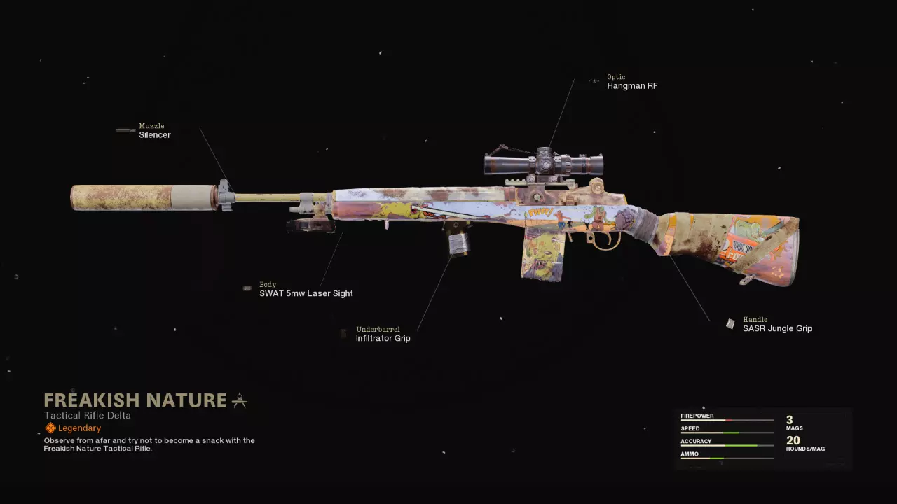 Freakish Nature - COD Warzone and Black Ops Cold War Weapon Blueprint | Call of Duty Freakish Nature - COD Warzone and Black Ops Cold War Weapon Blueprint | Call of Duty