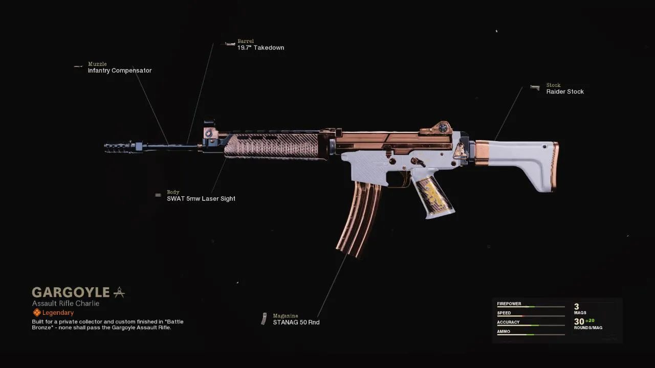 Gargoyle - COD Warzone and Black Ops Cold War Weapon Blueprint | Call of Duty Gargoyle - COD Warzone and Black Ops Cold War Weapon Blueprint | Call of Duty