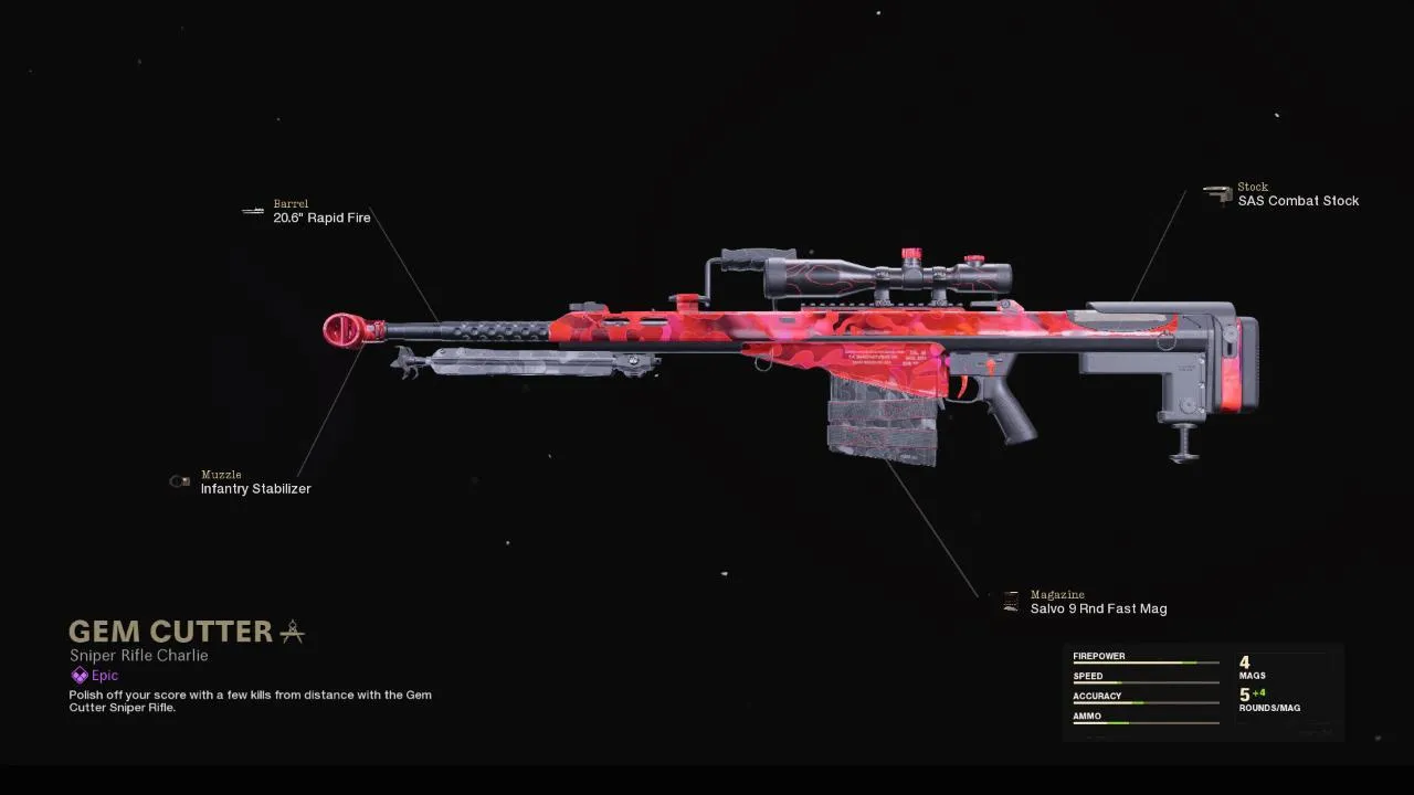 Gem Cutter - COD Warzone and Black Ops Cold War Weapon Blueprint | Call of Duty Gem Cutter - COD Warzone and Black Ops Cold War Weapon Blueprint | Call of Duty