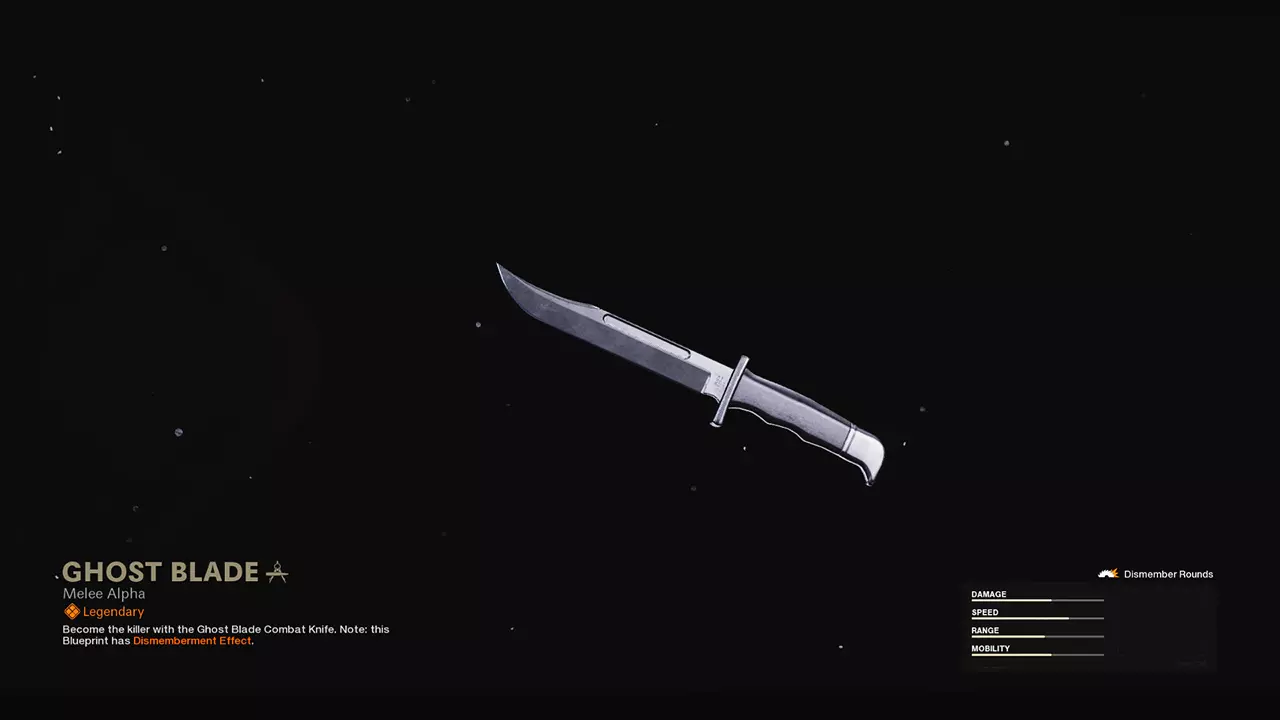 Ghost Blade - COD Warzone and Black Ops Cold War Weapon Blueprint | Call of Duty