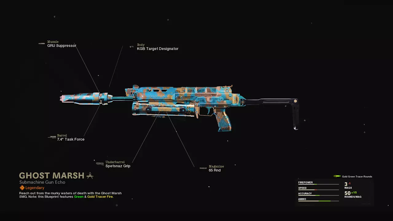 Ghost Marsh - COD Warzone and Black Ops Cold War Weapon Blueprint | Call of Duty Ghost Marsh - COD Warzone and Black Ops Cold War Weapon Blueprint | Call of Duty