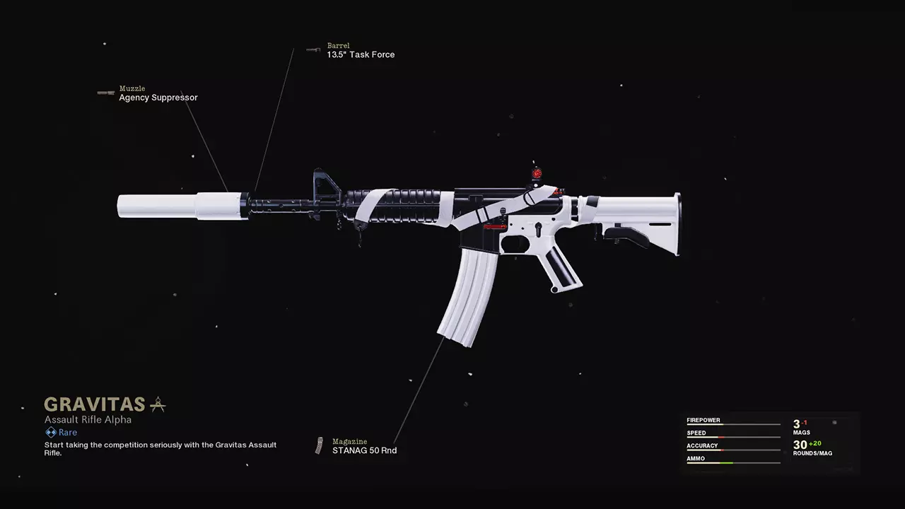 Gravitas - COD Warzone and Black Ops Cold War Weapon Blueprint | Call of Duty Gravitas - COD Warzone and Black Ops Cold War Weapon Blueprint | Call of Duty