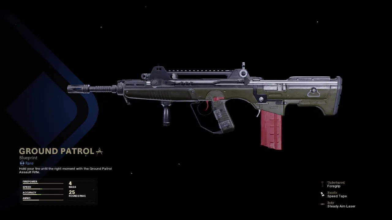 Ground Patrol - COD Warzone and Black Ops Cold War Weapon Blueprint | Call of Duty