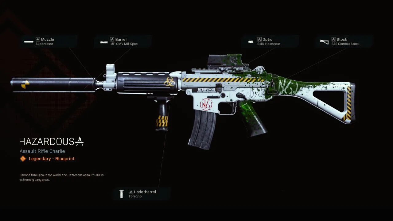 Hazardous - COD Warzone and Black Ops Cold War Weapon Blueprint | Call of Duty Hazardous - COD Warzone and Black Ops Cold War Weapon Blueprint | Call of Duty