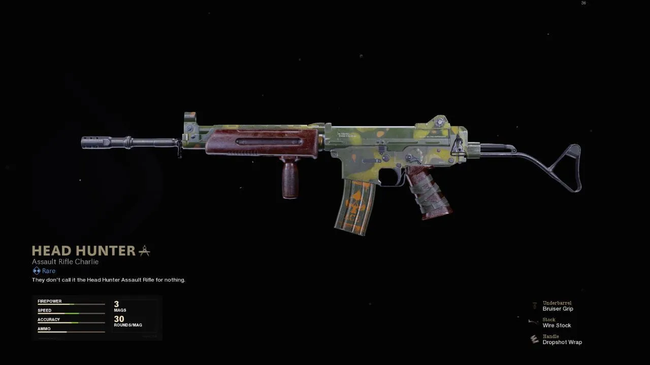 Head Hunter - COD Warzone and Black Ops Cold War Weapon Blueprint | Call of Duty Head Hunter - COD Warzone and Black Ops Cold War Weapon Blueprint | Call of Duty