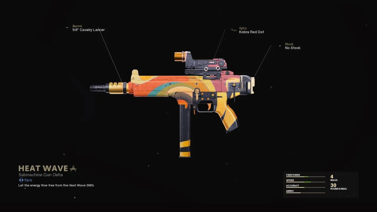Heat Wave - COD Warzone and Black Ops Cold War Weapon Blueprint | Call of Duty