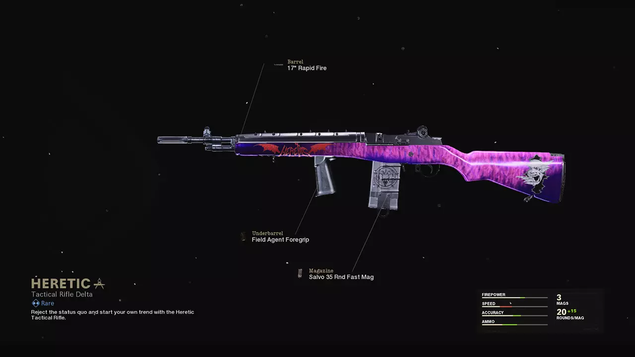 Heretic - COD Warzone and Black Ops Cold War Weapon Blueprint | Call of Duty