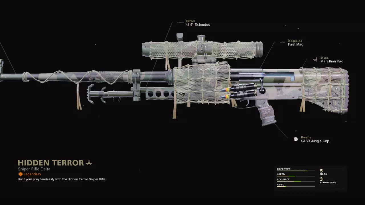 Hidden Terror - COD Warzone and Black Ops Cold War Weapon Blueprint | Call of Duty
