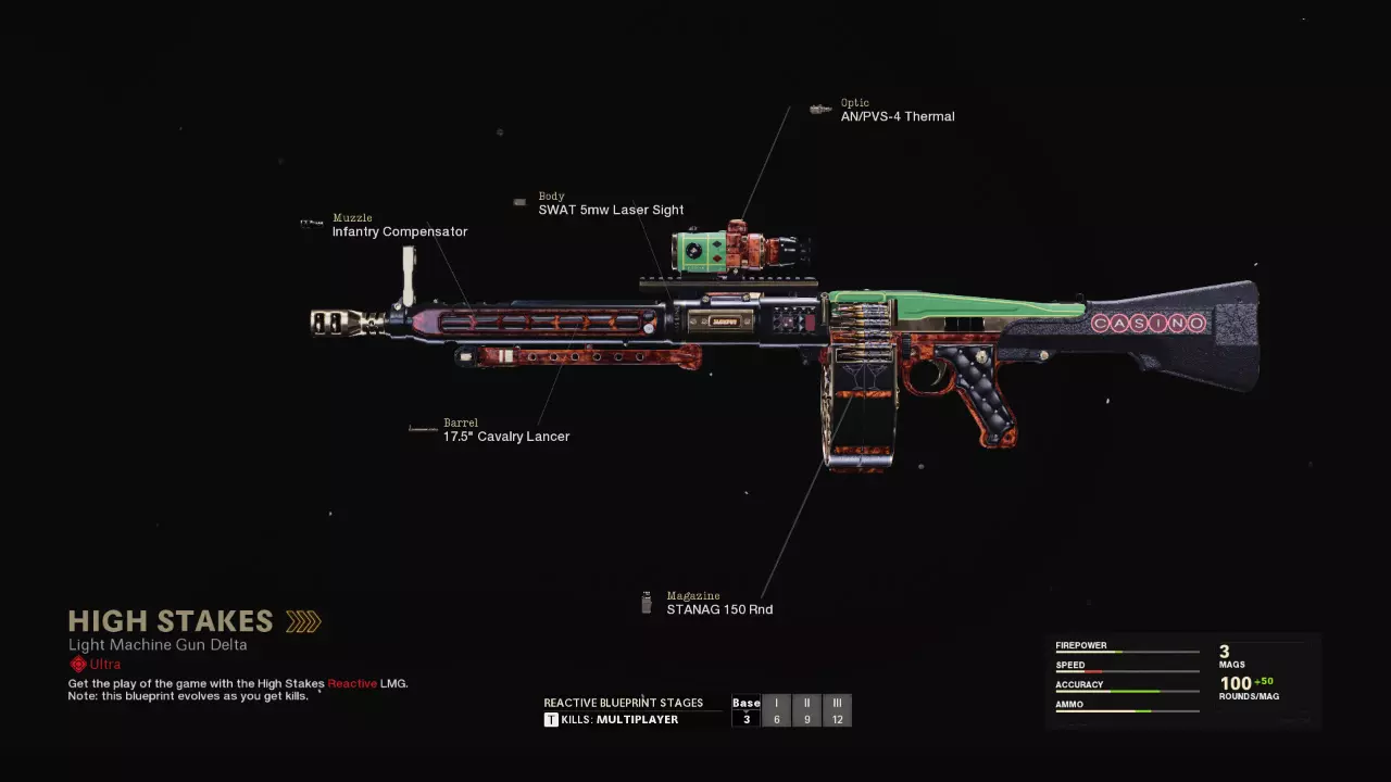 High Stakes - COD Warzone and Black Ops Cold War Weapon Blueprint | Call of Duty High Stakes - COD Warzone and Black Ops Cold War Weapon Blueprint | Call of Duty