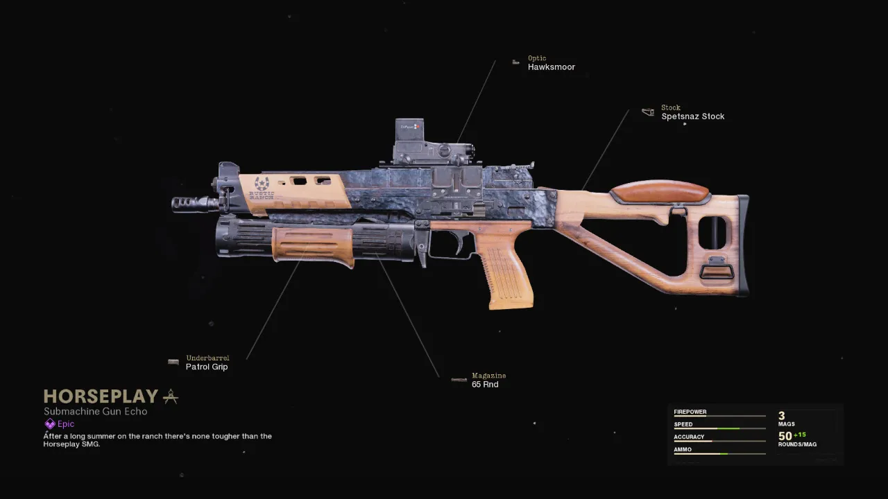 Horseplay - COD Warzone and Black Ops Cold War Weapon Blueprint | Call of Duty