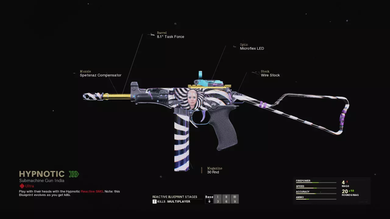 Hypnotic - COD Warzone and Black Ops Cold War Weapon Blueprint | Call of Duty