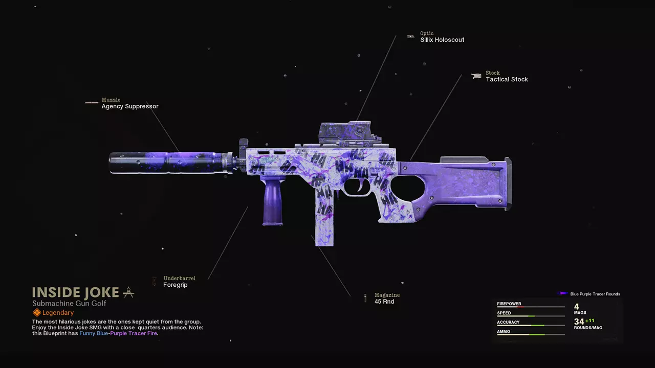Inside Joke - COD Warzone and Black Ops Cold War Weapon Blueprint | Call of Duty