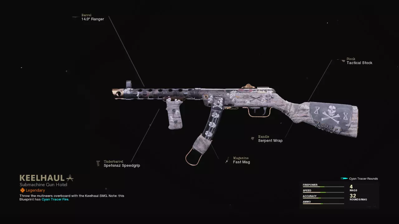 Keelhaul - COD Warzone and Black Ops Cold War Weapon Blueprint | Call of Duty Keelhaul - COD Warzone and Black Ops Cold War Weapon Blueprint | Call of Duty