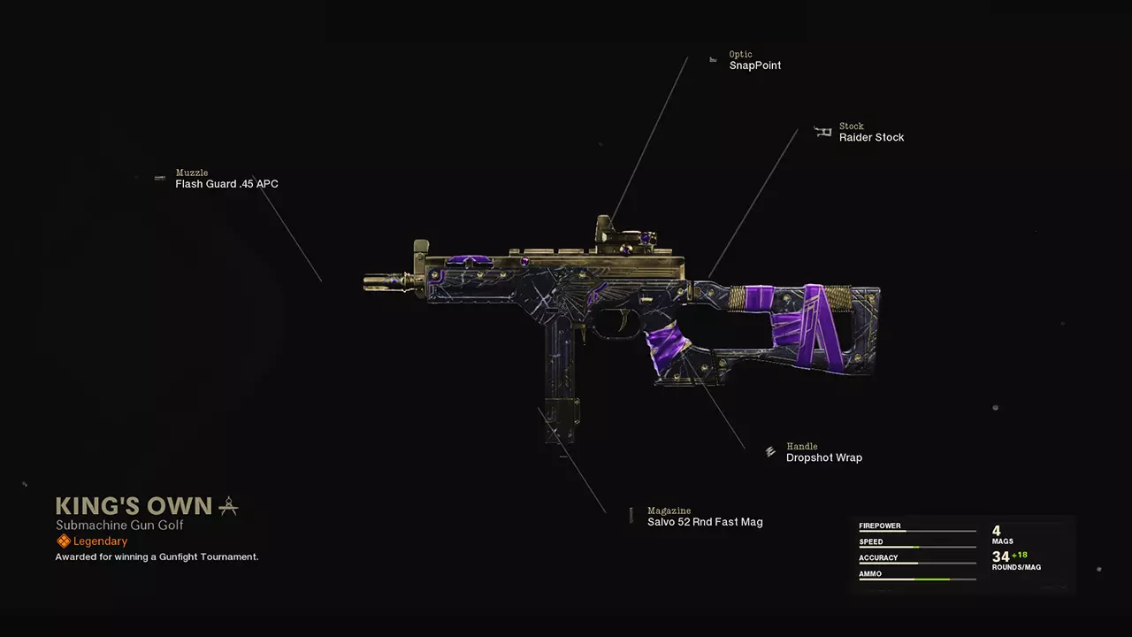 King's Own - COD Warzone and Black Ops Cold War Weapon Blueprint | Call of Duty King's Own - COD Warzone and Black Ops Cold War Weapon Blueprint | Call of Duty