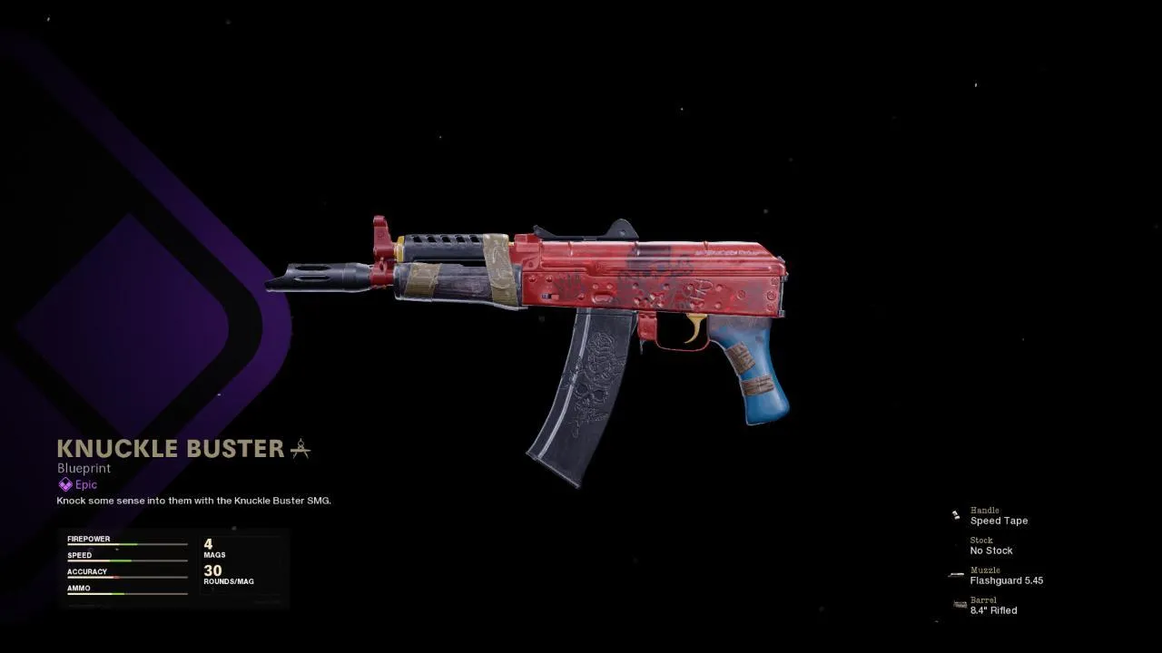 Knuckle Buster - COD Warzone and Black Ops Cold War Weapon Blueprint | Call of Duty Knuckle Buster - COD Warzone and Black Ops Cold War Weapon Blueprint | Call of Duty