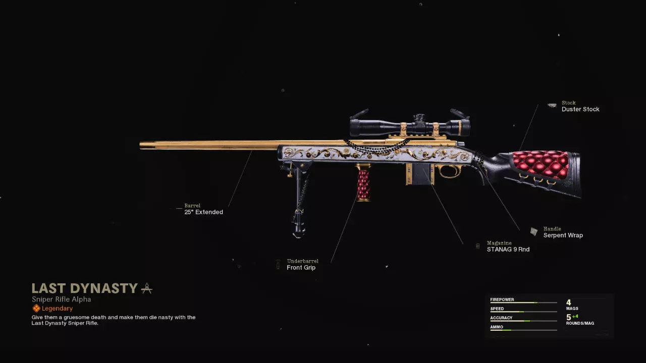 Last Dynasty - COD Warzone and Black Ops Cold War Weapon Blueprint | Call of Duty Last Dynasty - COD Warzone and Black Ops Cold War Weapon Blueprint | Call of Duty