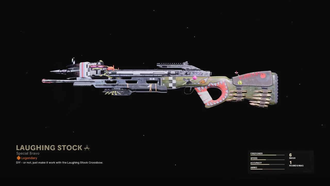 Laughing Stock - COD Warzone and Black Ops Cold War Weapon Blueprint | Call of Duty Laughing Stock - COD Warzone and Black Ops Cold War Weapon Blueprint | Call of Duty