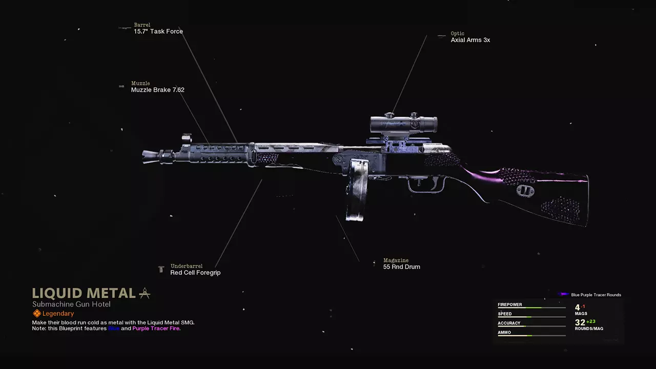 Liquid Metal - COD Warzone and Black Ops Cold War Weapon Blueprint | Call of Duty Liquid Metal - COD Warzone and Black Ops Cold War Weapon Blueprint | Call of Duty