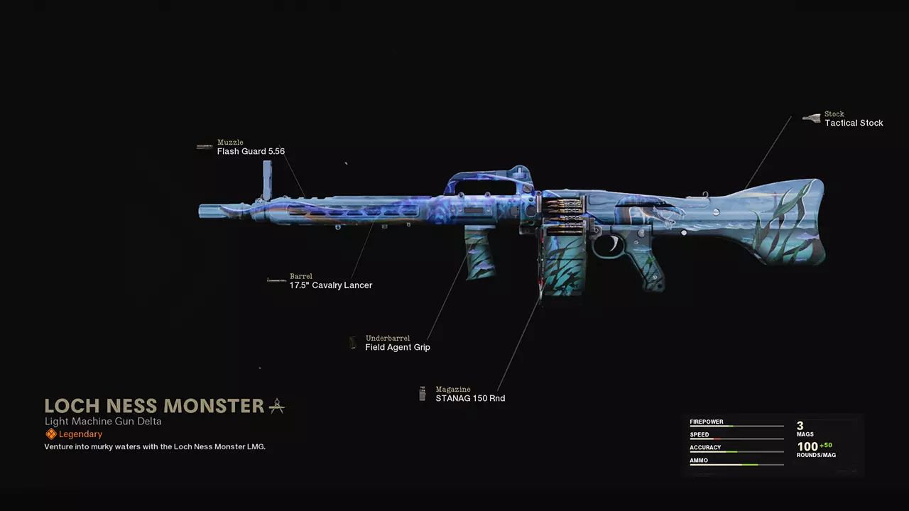 Loch Ness Monster - COD Warzone and Black Ops Cold War Weapon Blueprint | Call of Duty